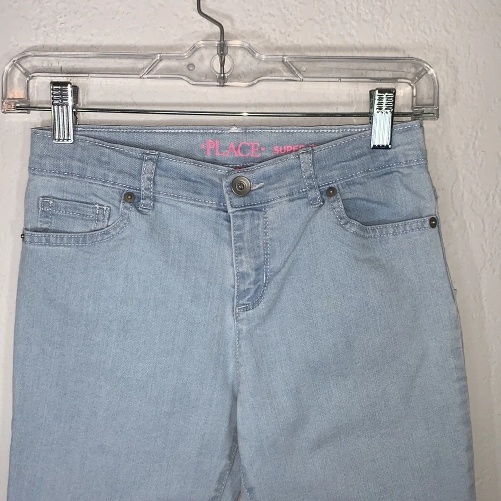 The Children’s Place Girls Basic Super Skinny Jeans - Sky Wash size 12